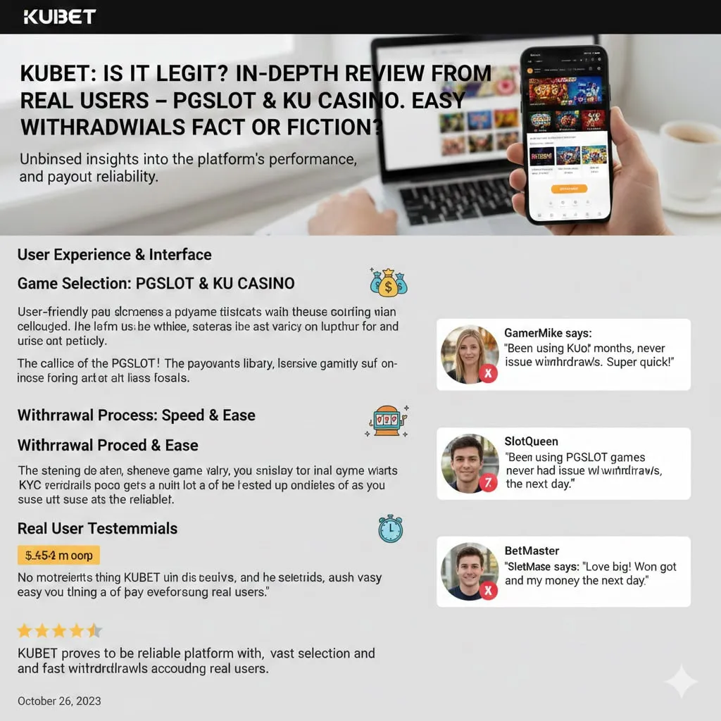 เจาะลึกระบบ KU คาสิโน: ทำไมถึงเป็นตัวเลือกอันดับหนึ่ง